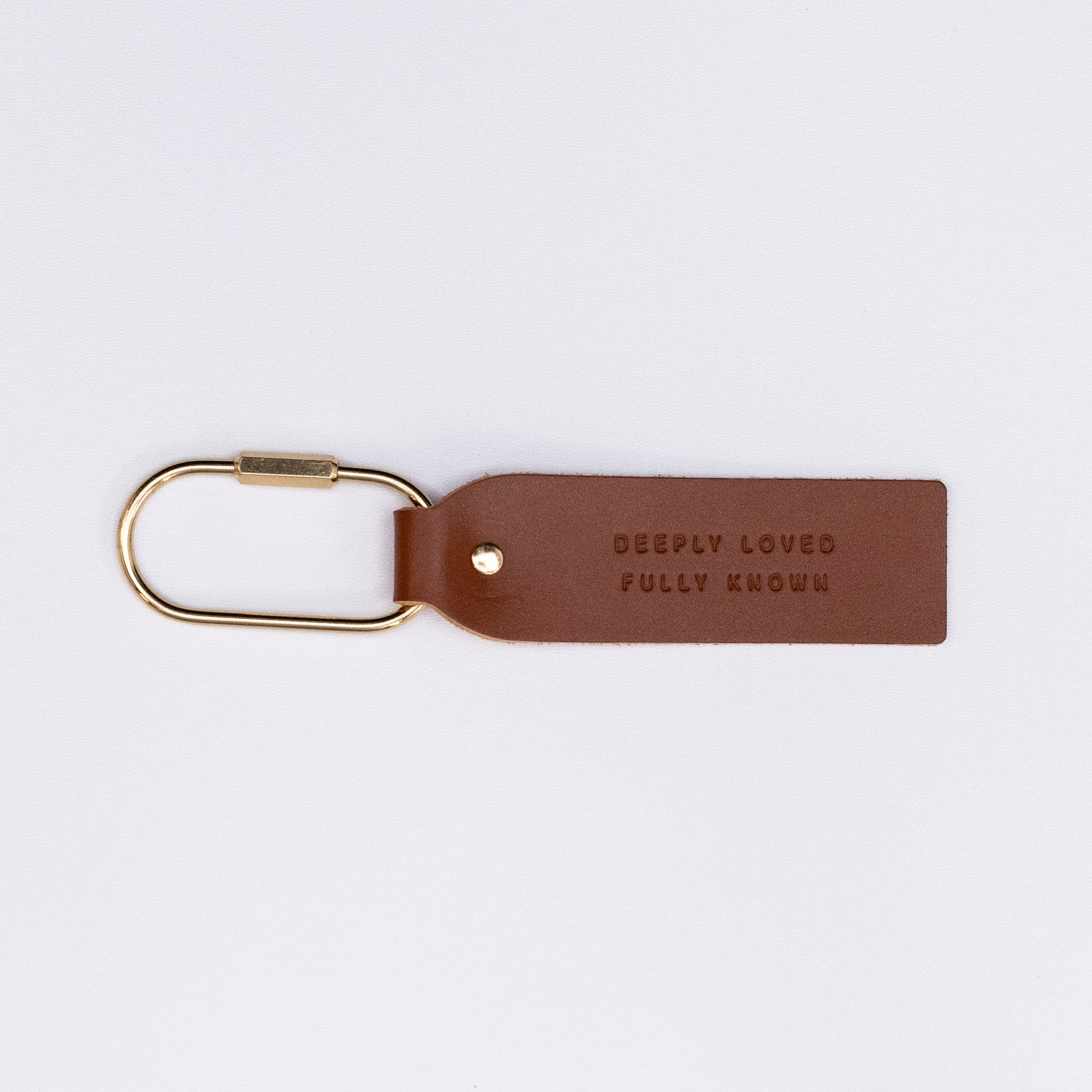 Deeply Loved Camel Key Fob