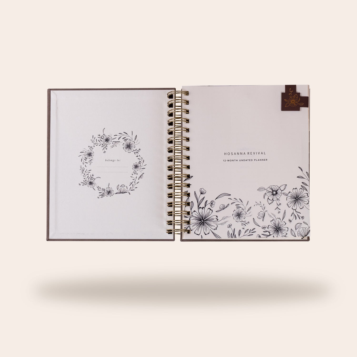 12-Month Undated Planner: Marlo Design